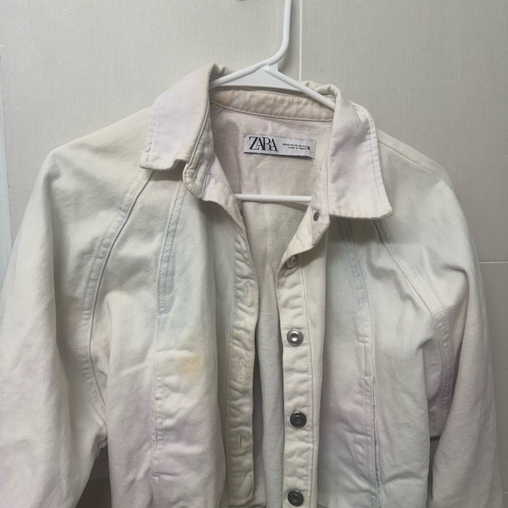Zara Women's Crop Denim Jacket